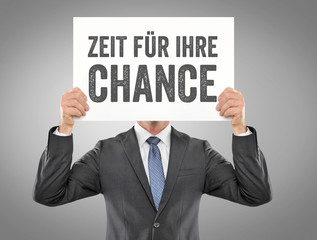 Zeit für Ihre Chance!