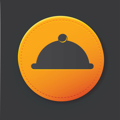 Fototapeta premium Food button,clean vector