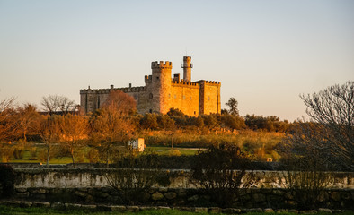 Castle at Aguijuelas, Caceres, Estremadura, Spain
