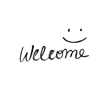 Simple Welcome sign