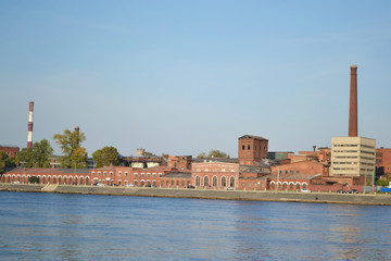 Obraz premium The old factory building, St.Petersburg