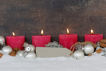 Weihnachtskerzen