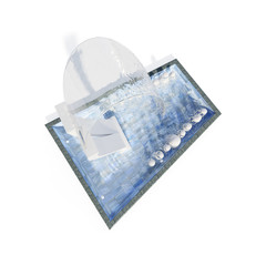 Water fountain isolated