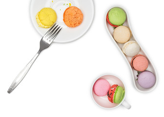 Colorful macaroons