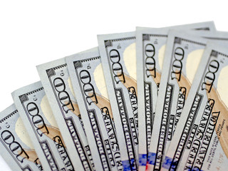 Hundred dollar bills