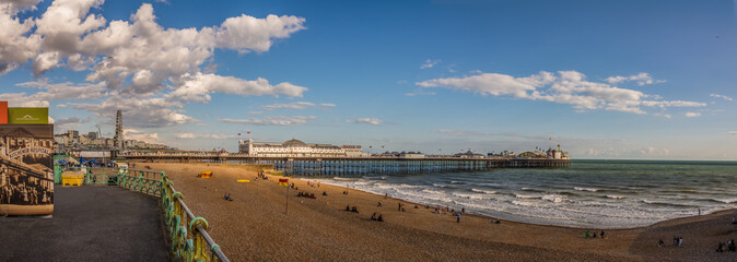Brighton pier panorama