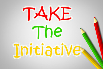 Take The Initiative Concept