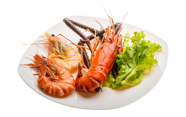 Giant Freshwater Prawn and king prawns