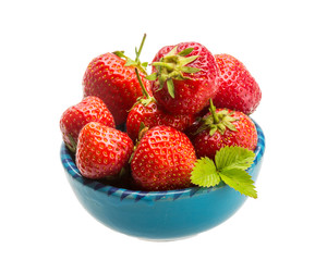 Strawberry in the bowl