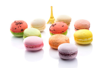 Colorful macaroons