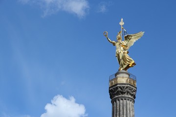 Fototapeta na wymiar Berlin landmark - Victory Column, Germany