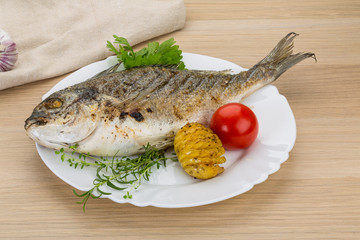 Grilled dorado