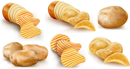 potatoes and chips collection
