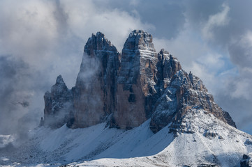Drei Zinnen von Westen
