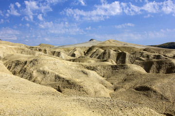 mud volcanoes. Buzau Romania