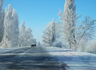 winter road