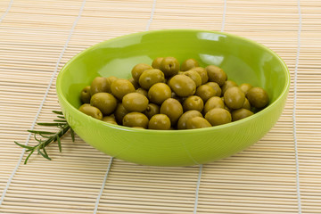 Green olives