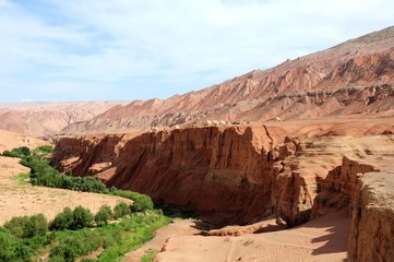 Tausend-Buddha-Höhlen von Bäzäklik, Turfan, China