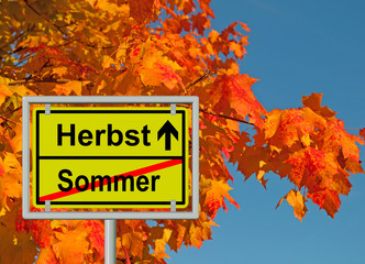 Herbstanfang