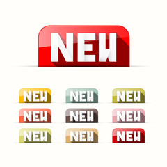 New Vector Stickers - Labels - Tags Set