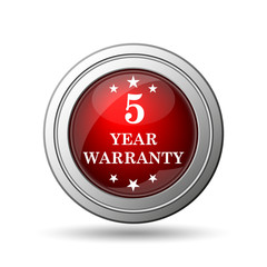 5 year warranty icon