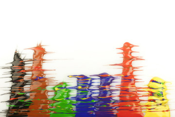 splashes of color