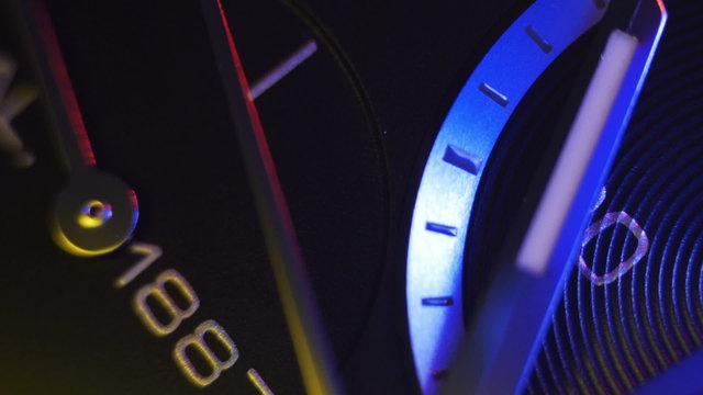 Mechanical Watch Extreme Close-Up