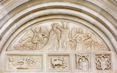 Bas-relief over the Entrance to the Duomo in Spilimbergo