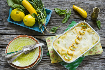 Vegetable lasagna