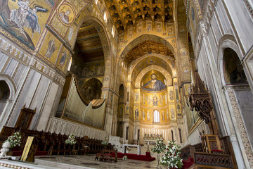 Fototapeta na wymiar Duomo di Monreale - Palermo, Sicilia