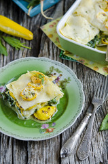 Vegetable lasagna