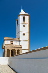 Fototapeta premium Salinas church Rodalquilar, Almería, Spain
