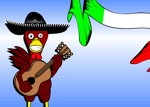 mexican chicken mariachi background
