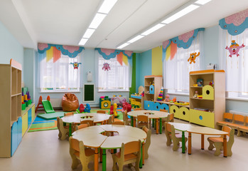 games room in the kindergarten