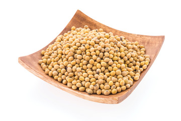 Soybean isolated on white background