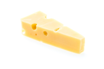 Cheese isolated on white