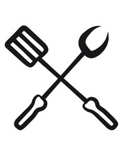 Grillen Grillgabel Pfannenwender Koch