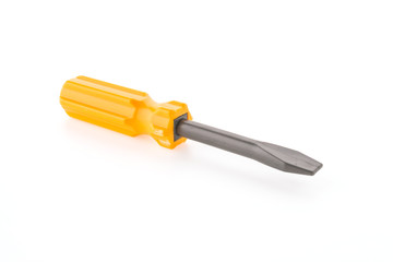 Screw driver isolated on white background