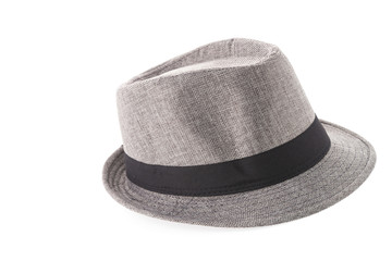 Straw hat isolated on white background