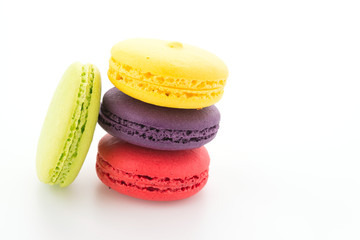Macaroon isolated on white background