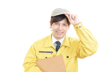 笑顔の男性