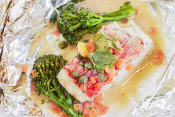 Island Snapper en Papillote