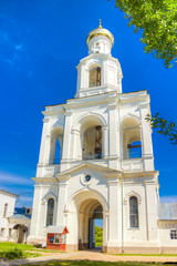 Fototapeta premium Russia Veliky Novgorod Yuriev monastery