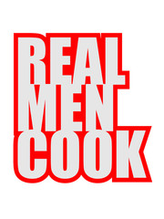 Cool Real Men Cook Logo