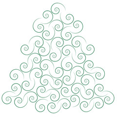 Curly Christmas Tree
