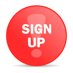 sign up web icon