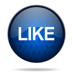 like internet blue icon