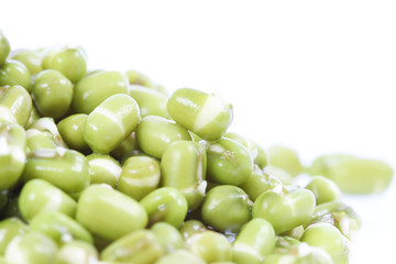 Closes – up green bean.
