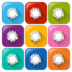 Icons with a sun