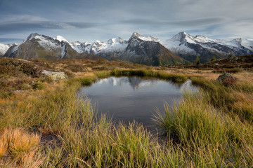 Fall in the Alps